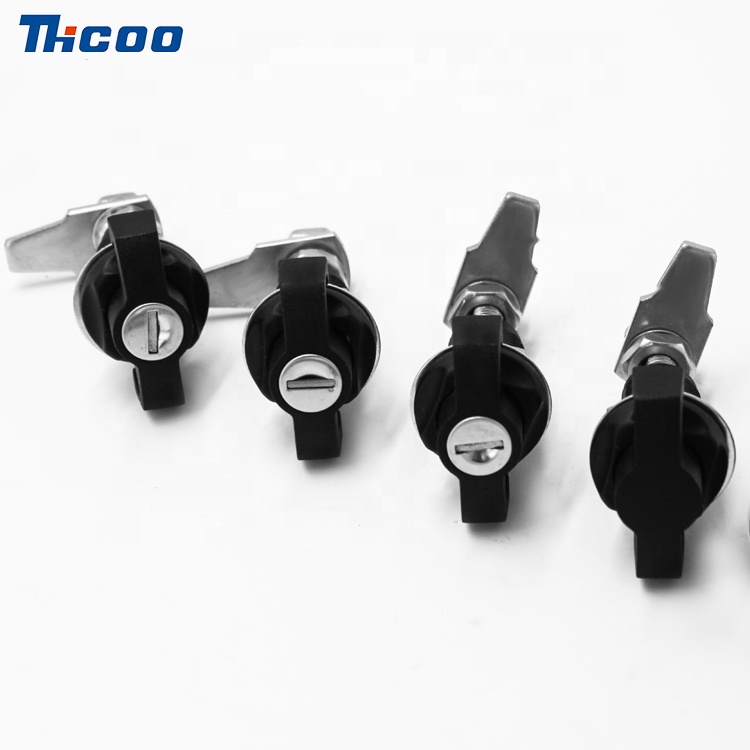 Szárny alakú fogantyús lakat típusú, állítható, forgatható nyelvű zár-A6073