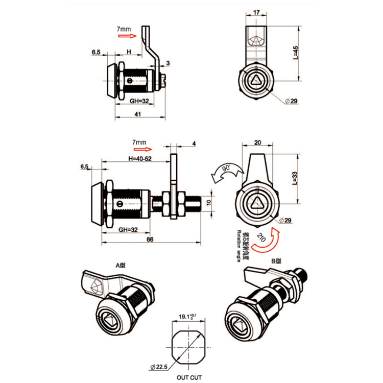 Szerszámtípus Compression Lock-A6082
